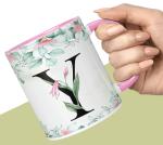 NH10 DESIGNS Colorful Floral Alphabet Letter Y Printed Coffee Mug for Girls Boys Friends Love Kids Best Gift for Birthday Anniversary Initial Letter Y (Ceramic Tea Coffee Mug-350ml) - ABV3TM2 88