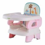 Baybee Pink Booster Chair with Removable Feeding Tray and Safety Belt for baby (6-36 M)