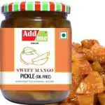 Add Me Sweet Mango Pickles 600gm Mango murabba Preserve in Spices meetha achar Glass Jar