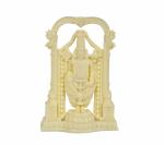 Idol Collections Multicolor Resin Tirupati Balaji Idol Spiritual Cold Cast Home Décor, 8 Inch