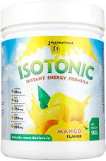 Nutrition Planet Isotonic - Instant Energy Drink Formula for Pre Workout Recovery (Mango - 1000g, 29 Servings)