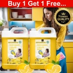 Bliss&Blush Dishwash Liquid Yellow 10 Liter Combo pack of 2| Non Toxic| Eco-Friendly| Natural