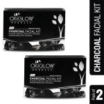Oxyglow Herbals Facial Kit Charcoal, 50G (Pack Of 2)