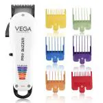 VEGA Professional Pro Buzzer Hair Clipper, 240 mins Runtime & DLC Coated Japanese Stainless Steel Fade Blades, (VPMHC-08)