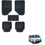 Kozdiko Black Car Mats For Maruti Suzuki Omni (Pack of 5)