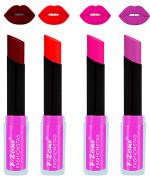 OUR BEAUTY Multicolor Rich Color Matte Lipsticks Set, 14 G (Set Of 4)