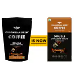 Colombian Brew Double Chocolate Mocha Instant Coffee Powder, No Sugar Vegan, 100g