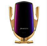 AUSHA Automatic Clamping Infrared Induction Fast Charging Mobile Phone 10W car Holder