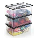 Carliber Plastic Unbreakable Multi Storage Airtight Bread Box Container For Kitchen And Refrigerator 7000 ml