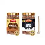 SHYAM CHARAN Dhoop Sticks of Combo Guggal and Blackstone Fragrances for Health, Wealth and Happiness, Ideal for Puja/Prayer/Worship(280Sticks)