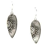 Gem O Sparkle Hand crafted Diwali Season Get this beautifully detailed loop earring with floral filigree. (925 Sterling Silver)