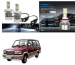 Feelitson White Car C6 H4 Compact Design 36W/3800Lm Led Headlight For Toyota Qualis (Pack Of 2)