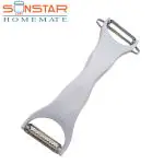 SUNSTAR Vegetable Peeler Plastic Body With Stainless Steel Blades Double-sided Solid Color Fruit Peeler, Vegetable Peeler, Vegetable Slicer