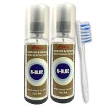 Ameo Nubuck and Suede Shoe Polish | Color - Navy Blue | Pack 2 x 200 ML | Nubuck and Suede Renovator