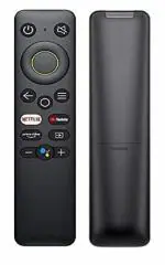 LIVILAS Remote Control Compatible for Realme 4K Smart LED TV with Netflix, YouTube, Google Assistant & Voice Functions (Please Match the Image with Your Existing Remote Before Placing the Order)