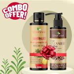 SHELVEE Aritha Daily Shine Shampoo ,JADIBUTI HAIR GROWTH HIAR OIL 400 ML, For Damaged or Frizzy Hair, Makes Hair Soft, Shiny And Smooth