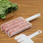 FYRLA Creative Fritters Hand Cutting Scoop-Meat Ball Maker Cooking-Vada Maker-Pakoda Maker-Manchyuran Maker-Kanda Bhaji Maker-Bhajiya Maker-Cake Ball Maker-Vada Shaper-Indian Snack Machine-Fried Food Equipment- Street Food Maker-1 Set