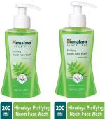 Himalaya Herbals Purifying Neem Face Wash, 200ml (Pack of 2)