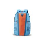 American Tourister Herd 3.0 Style 02, 30.5 Liters Volume College Backpack with Front Organizer and Spacious Interiors for Men and Women - Blue/Orange