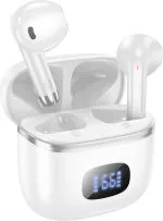 hoco. EQ1 TWS Earbuds With 40 Hours Playtimes and ASAP Charge Bluetooth Headset (White, In the Ear)