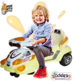 Odelee Pale Yellow Magic Baby Starlight Ride On Car with Music & Light for for Baby Kids Boys and Girls (1-4 Yrs)