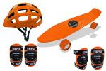 Jaspo Orange Ride On Penny Board Intact Skateboard combo 22 X 5.5 inch,10 yrs
