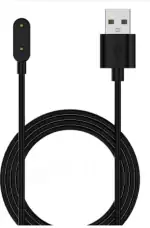 Tech Gear Magnetic Usb Dock Charger For Honor Band 6, Huawei Band 6, Honor Watch Es, Huawei 4X (1 Meter Long), Smartwatches, Black