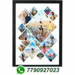 WALLMAX MDF Board Wall Art Photo Frame for Home Decor Gift Item(WAG-CUST-20)