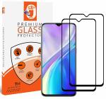 MAXBOOST Realme C15 Tempered Glass Screen Protector + Camera Lens Protector (3D Camera), 9H Hardness, HD Clear Scratch Resistant for Realme C15 Glass Screen Protector (Pack of 2)
