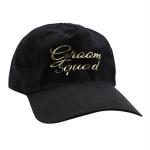 Hippity Hop Black Groom Squad Cap