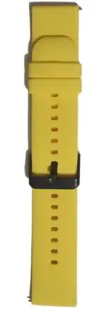 JOBINKA 20mm Samsung,Noise ColorFit Brio,Gear S2 Classic/Samsung Active/Active 2,Amazfit Bip Lite / Amazfit Gts (Yellow) Smart Watch Strap (Yellow)