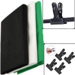 VTS Background Screen Lekera Cotton Backdrop Video Shooting Photo Studio Photography Purpose (3Pcs. Backdrop with Clips Combo)