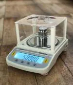 BODYTECH DJ 600g x 0.01g digital, gold & silver ornaments weight measuring machine weighing scale, jewellery scales with wind shield for laboratories research purpose