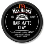 Man Arden Hair Matte Clay Professional Styling For Matte Finish, Medium to High Hold, Adds Thickness and Texture, Non Greasy, Anytime Re-Stylable, 50gm