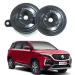 Oshotto FK-L90 electromagnetic 12V Disc Horn For MG Hector (Set of 2, Black)