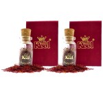 Mr. Kool Organic Premium Quality Kashmiri Saffron Cork 1gm. Pack of 2 Combo.