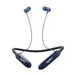 Ubon CL-66 Wireless v5.0 Neckband 50 Hours Playback Time with 310mAh Battery earphone Bluetooth Headset (Blue, True Wireless)
