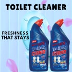 BLISS & BLUSH Toilet Cleaner blue 1Liter with Natural Citric Acid| Limescale Remover| Removes 99.9% germs| Provides Long Lasting Freshness| Bleach Free