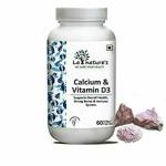 LA NATURE'S WE CARE YOUR HEALTH Calcium & Vitamin D3 Capsules Calcium Carbonate 500 mg Vitamin D3 200 IU Calcium Supplement for Men & Women for Bone Health & Joint Support- 180 Softgels