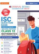 Oswaal ISC Question Bank Class 12 Mathematics Book (For 2023-24 Exam)