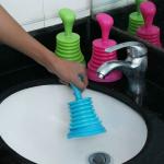 R T ENTERPRISE Kitchen Drain Sink Plunger Unblocker Dredging Pipe-Cleaner Air Toilet Drain Blaster Pump Plunger Sink Pipe Clog Remover Cleaner Tool