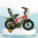 HOUSE OF TOES 14Inch Cycle for Kids 5 to 7 Years - Bicycle for Boys & Girls - Single Speed Bike/Bicycle - 95% Pre-Assembled - Balance Wheels - Suitable for Young Boys & Girls - Red