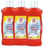 TRAYTEXT Floral, Bathroom Cleaner Liquid | New Thicker Bathroom Floor Cleaner | Red TRAYTEXT Bottle - 500 ml ( pack of 3 )