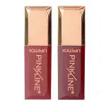 Pink Line Matte Last High-Shine Pigment Velvety Nude Waterproof Long Wear Lipsticks Make Up Set (Tomorrow, Fashion) pack of 2