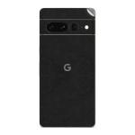 GADGETSWRAP Premium Material Skin Vinyl Decal Sticker Compatible With Google Pixel 7 Pro - Black Leather