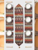 Aazeem Red Velvet Table Runner