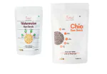 FeedGood Healthy Combo of Raw Unroasted Watermelon Seeds Or Melon Kernels 100g& Chia Seeds 200g Non-GMO | Seeds for Eating | Rich in Omega -3 and Fiber for Weight Loss| Keto Diet Snacks|Direct from Farm|Premium Organic Nutrition Seeds