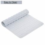 JAGDIV Multipurpose Silicone Bath Mat for Shower Spa with Non Slip Feet | Indoor Outdoor Use for Kitchen Bedroom Bathroom