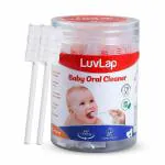 LuvLap White Oral Care Disposable Mouth Swabs for Cleaning Tooth (Pack of 40)