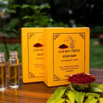GOLDEN TREEZ Natural Handmade Saffron Soap/Kesar Soap For Glowing Skin And Skin Brightening , 115 Gram (Pack of 2)